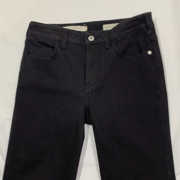 Women Pilcro And the Letterpress Black High-Rise Denim Leggings Size 27 - Picture 2 of 12